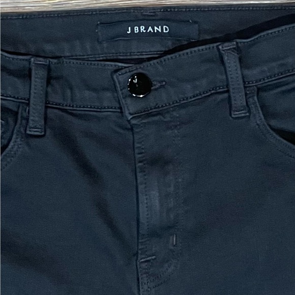 J Brand Ruby High Rise Black Denim Fringe Raw Hem Crop Fateful Women’s Size 27 - Picture 5 of 7